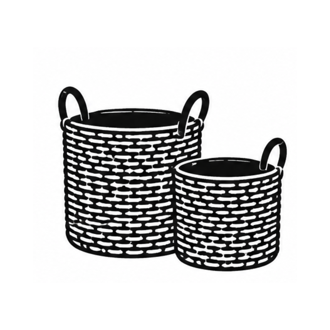 Woven Basket Bins