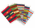 Bohohome Premium Cotton Traditional Design Rectangular Shape Door Mat Combo (Multicolour, 40X60Cm, Small) 5Pc